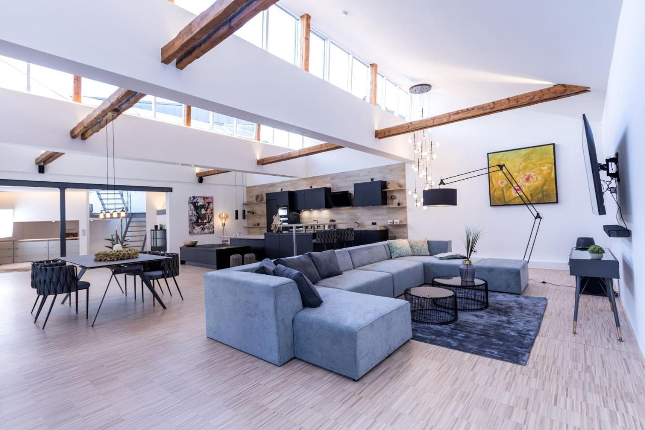 Apartment Luxus Wellness Loft - 245qm - Designwohnen Im Zentrum Gutersloh